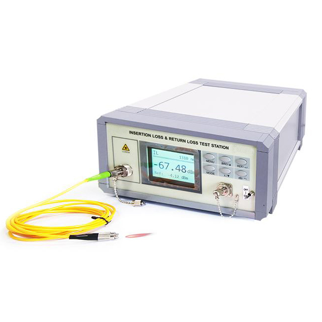 OPTICAL INSERTION AND RETURN LOSS TEST STATION FOPatch Cord Test Equipment