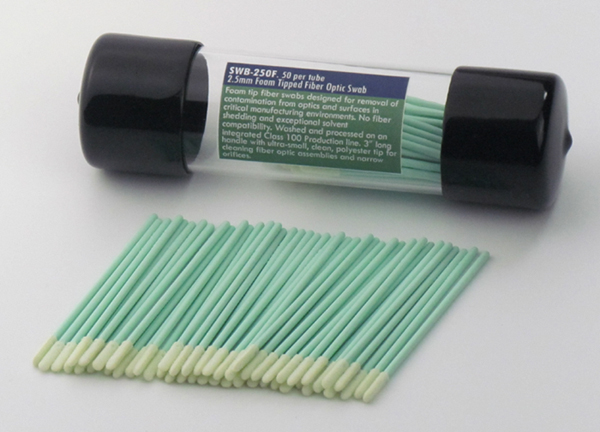 2.5mm Foam Tipped Fiber Optic Swabs