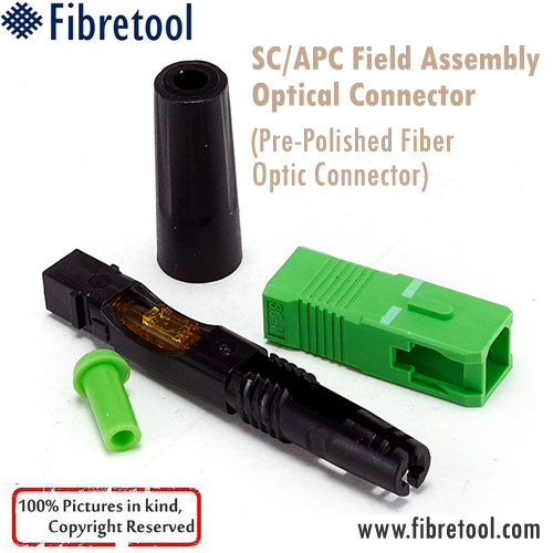 SC/APC Optical Fiber Field Fast Connector FTTH Fast Connectors